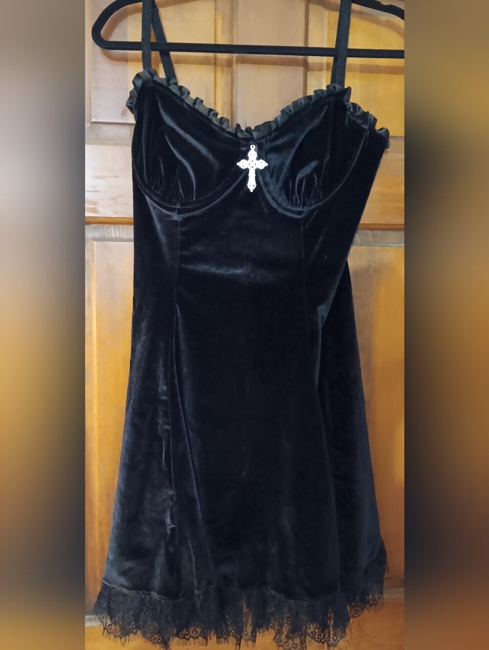 Mini Velvet Dress (New) - Picture 8 of 13